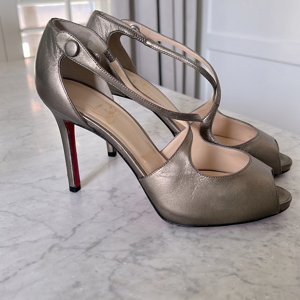 Christian Louboutin Metallic Pumps